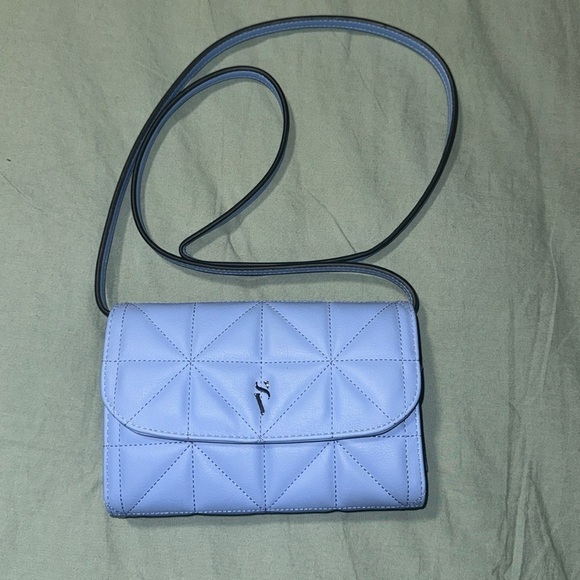 Kohl's Handbags - Crossbody Triangle Pattern - light blue